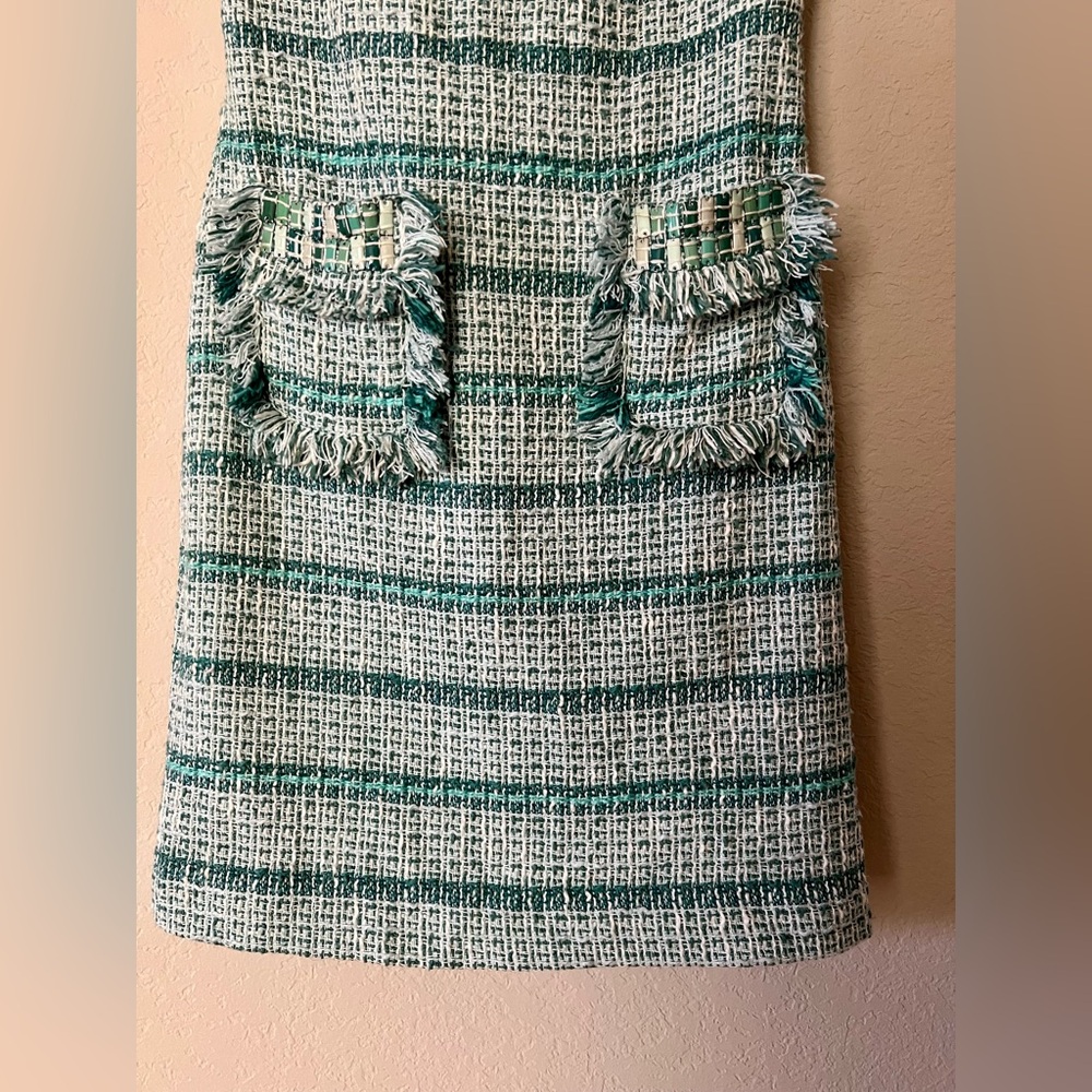 Tory Burch Curtis Tweed Knee Length Dress - Picture 4 of 14